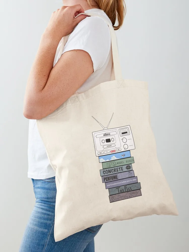 

Pebble Brain Album Mixtape Tote Bag tote bags aesthetic shopper bags canvas shopping bag Gift bag