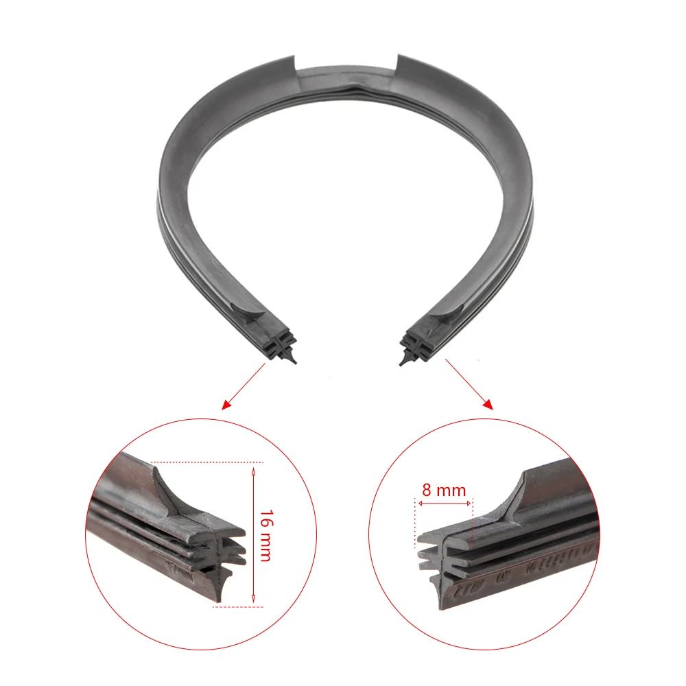 For Mercedes Benz V Class 2017 2018 2019 2020 2022 Wiper Refill Rubber Strip 18" 28" Car Wiper Accessories 1Pair - view 3