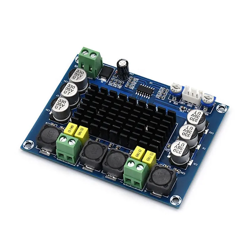TPA3116D2 Audio Amplifier Module Class D Dual Channel 2*120W High Power Digital Power Amplifier Board XH-M543