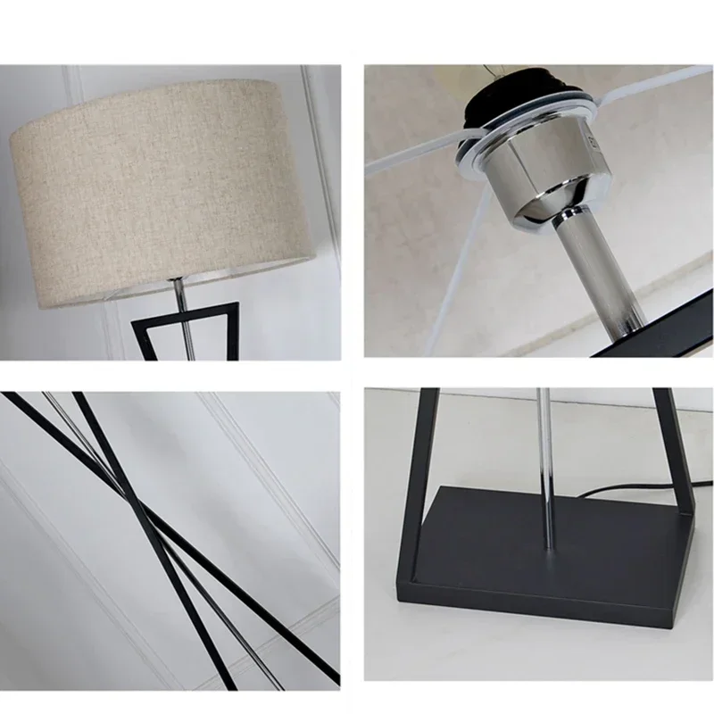 Modern Simple Creative Iron Stand Lamp Designer Home Corner Floor Lamp for Living Room Bedroom Decor Led Night Standing Lamps