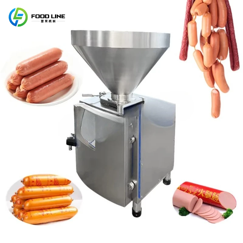 Customized Heavy Duty Vacuum German Sausage Stuffer Filler Machine Russian Sausage Make Machine for Sale
