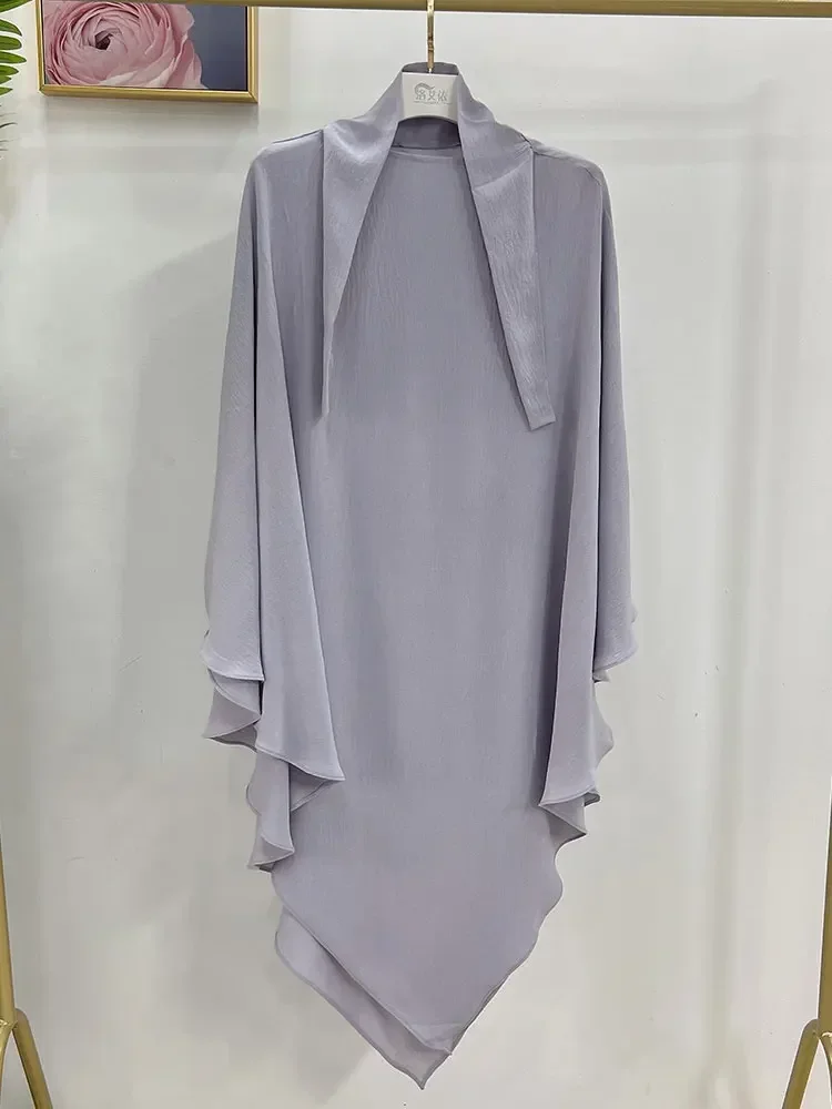 

Ид мусульманский длинный химар молитвенный хиджаб для женщин Рамадан накидка на голову молитвенный шарф исламский Дубай Саудовская Аравия никаб платок 2026