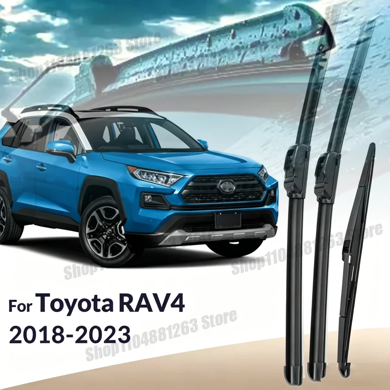 

Front & Rear Wiper Blades For Toyota RAV4 XA50 2018-2023 2019 2020 2021 Wiper Windshield Windscreen Window Brushes 26"+16"+12"