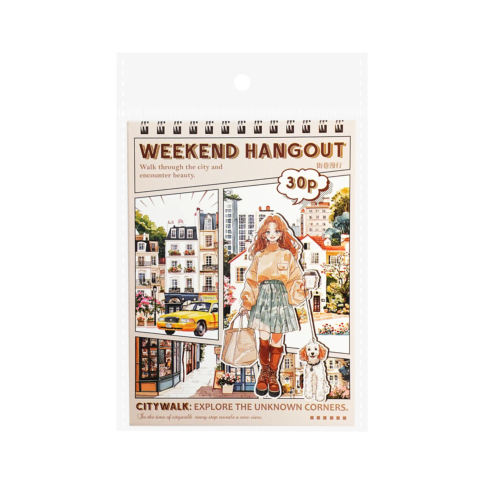 ملصق قرطاسية Kawaii دعونا نصل معًا في حين غير المرغوب فيه مجلة ديكور سكرابوكينغ ملصق حرفي ذاتي الصنع #5