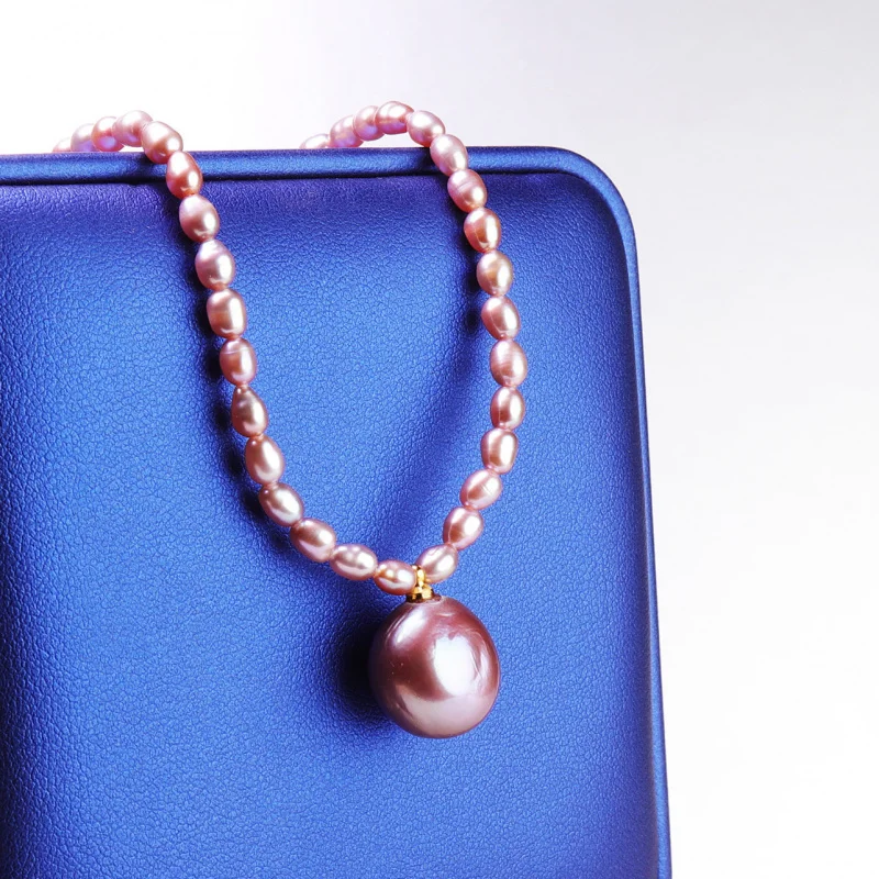 

Freshwater Pendant New Fashion Baroque Pearl Necklace Jewelry