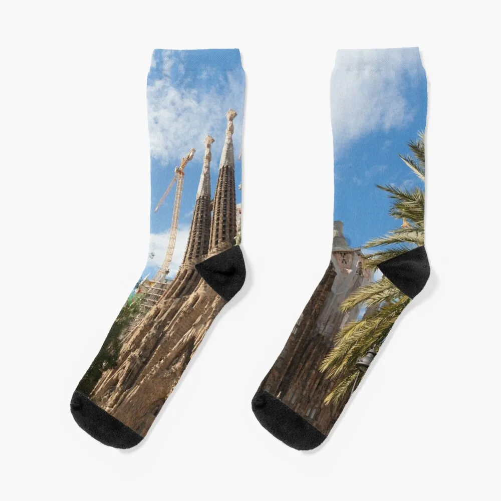 

Sagrada Familia Socks Happy Socks Men Women'S Funny Socks Women'S Socks