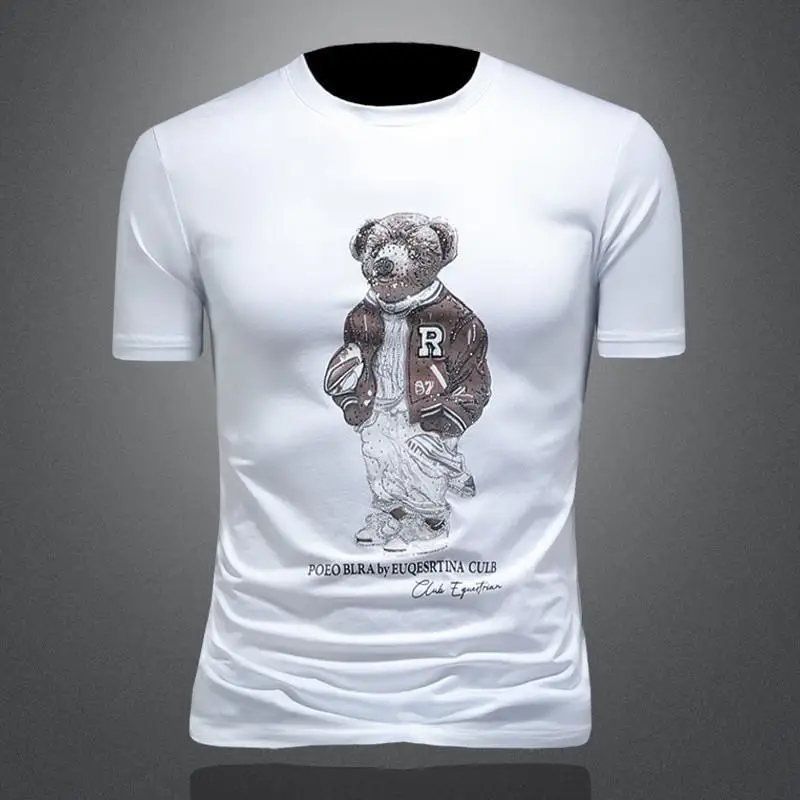 

Faionable Urban Men's Slim Fit ort Sve T-irt Silk Cotton f Sve Base irt Cool Feeling Summer Top