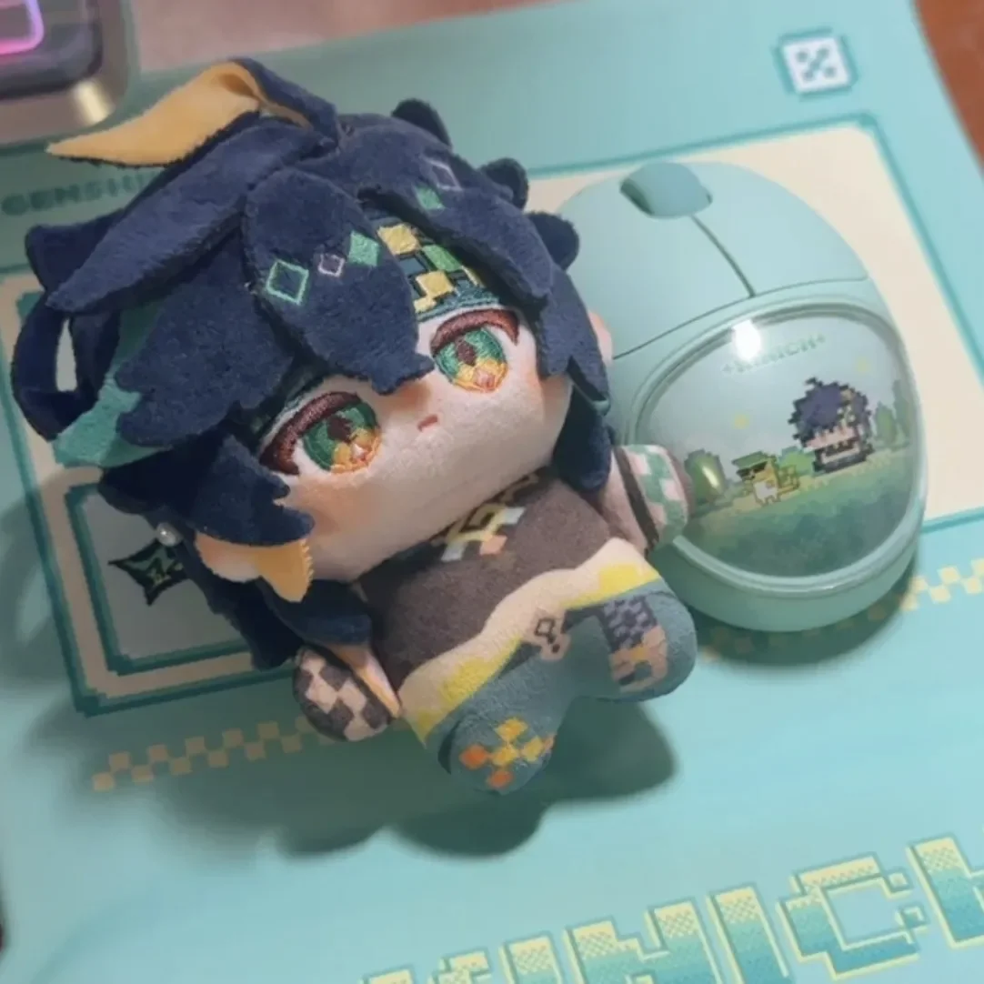 Gioco di pezza 10 cm Genshin Impact Kinich Portachiavi Kawaii Mini Morbido Stampato Corpo Peluche Giocattolo Figure Bambini Adulti Regalo Di Compleanno
