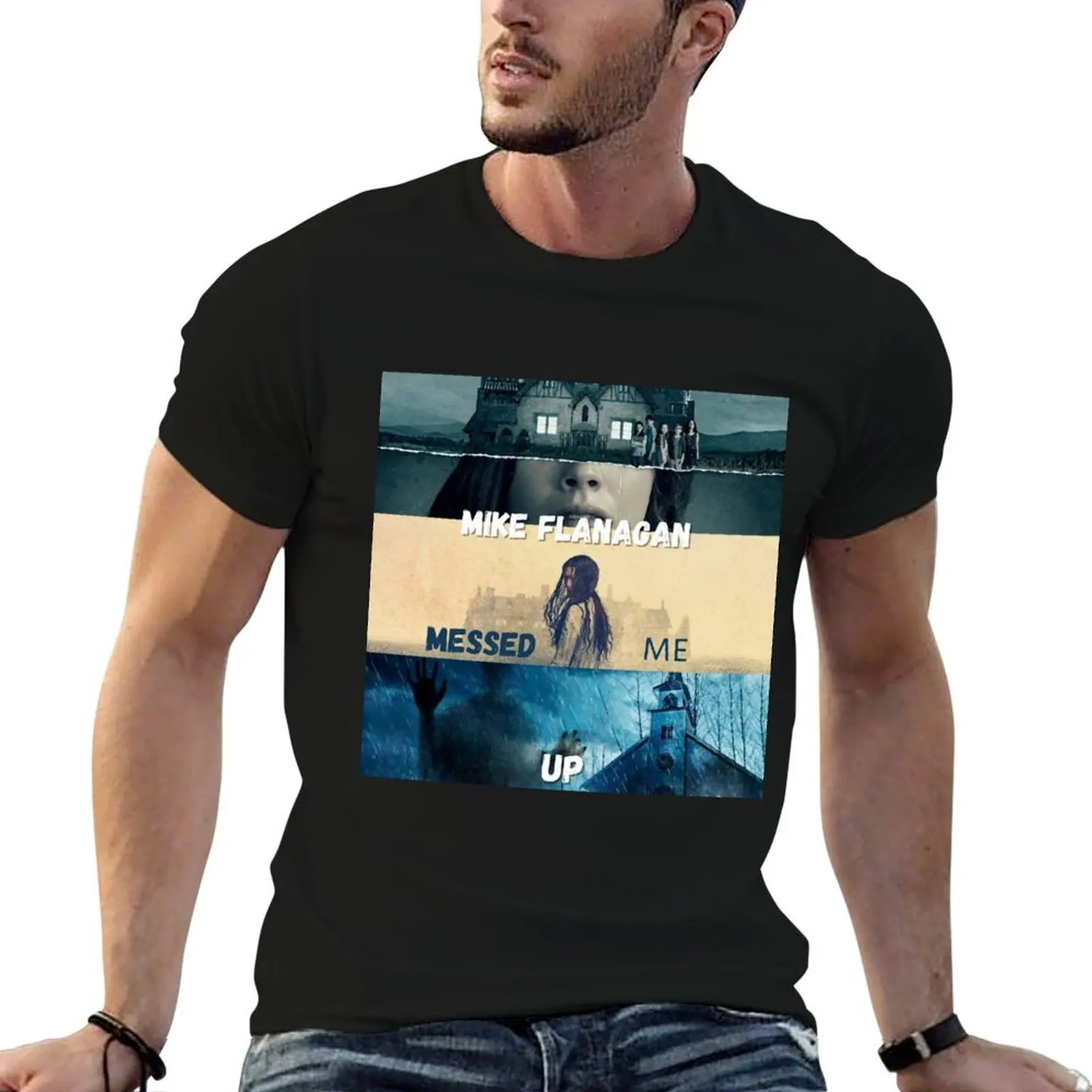 

of Midnight Bly Haunting cotton Manor, cotton 100% t and shirts t shirt man Mass T-Shirt House, Hill The