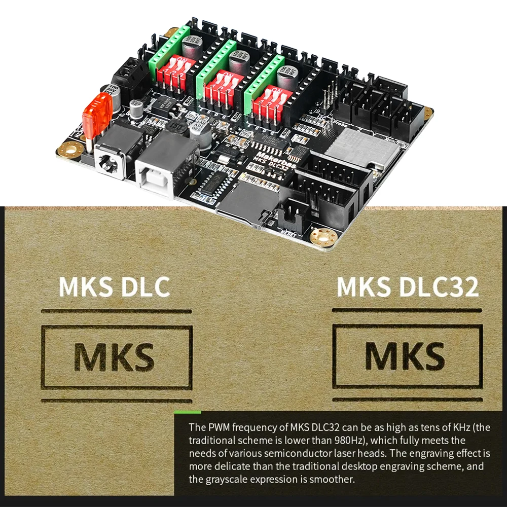 TWOTREES Laser Engraver MKS DLC32 V2.1 Mainboard 32bit CNC Upgrade