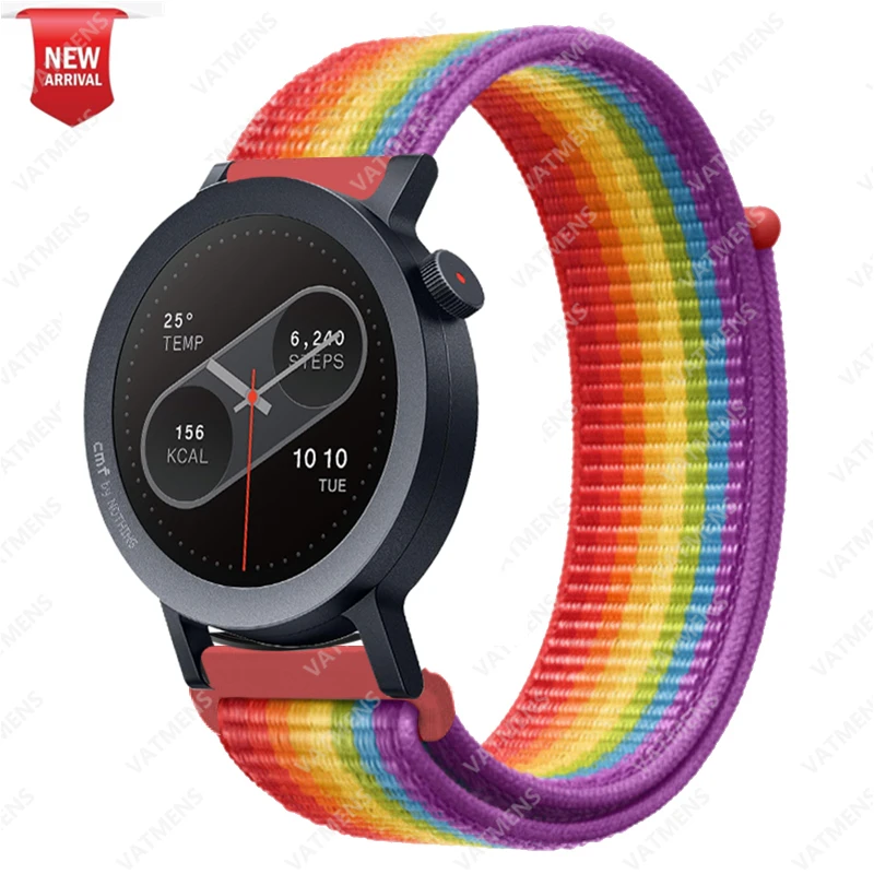 Watch Pro 2-Armband für CMF Watch Pro 2 Ersatz-Smartwatch-Armband, Nylon-Sport-Loop-Armband, Correa-Band – Detail 39