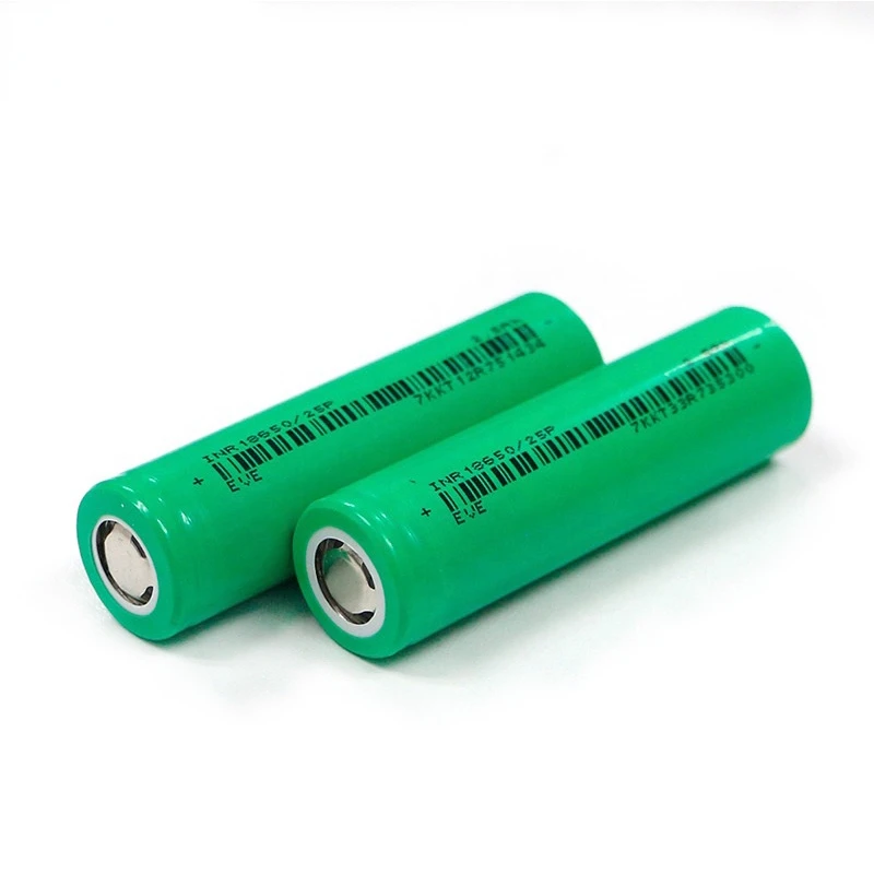 

EVE 18650 rechargeable battery lithium cell li-ion 2500mah 3.6V high capacity