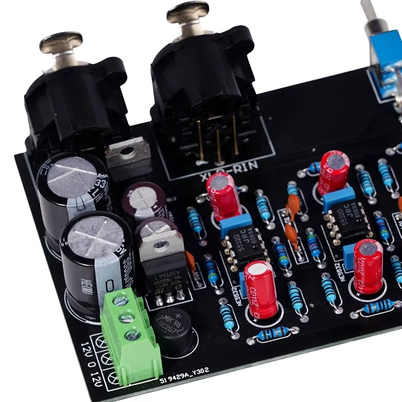 Balanced, unbalanced input to balanced output board, two-channel