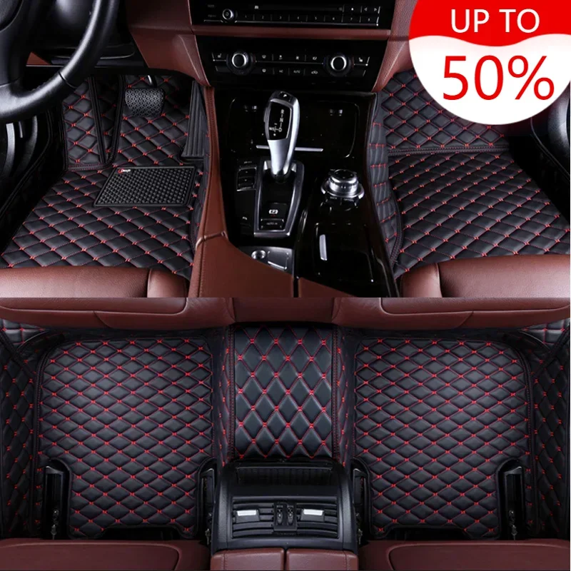 Custom 3D Car Floor Mats for Mercedes Benz CLS X218 Travel Version CLK C209 CLA C117 C118 V Interior Accessories Leather