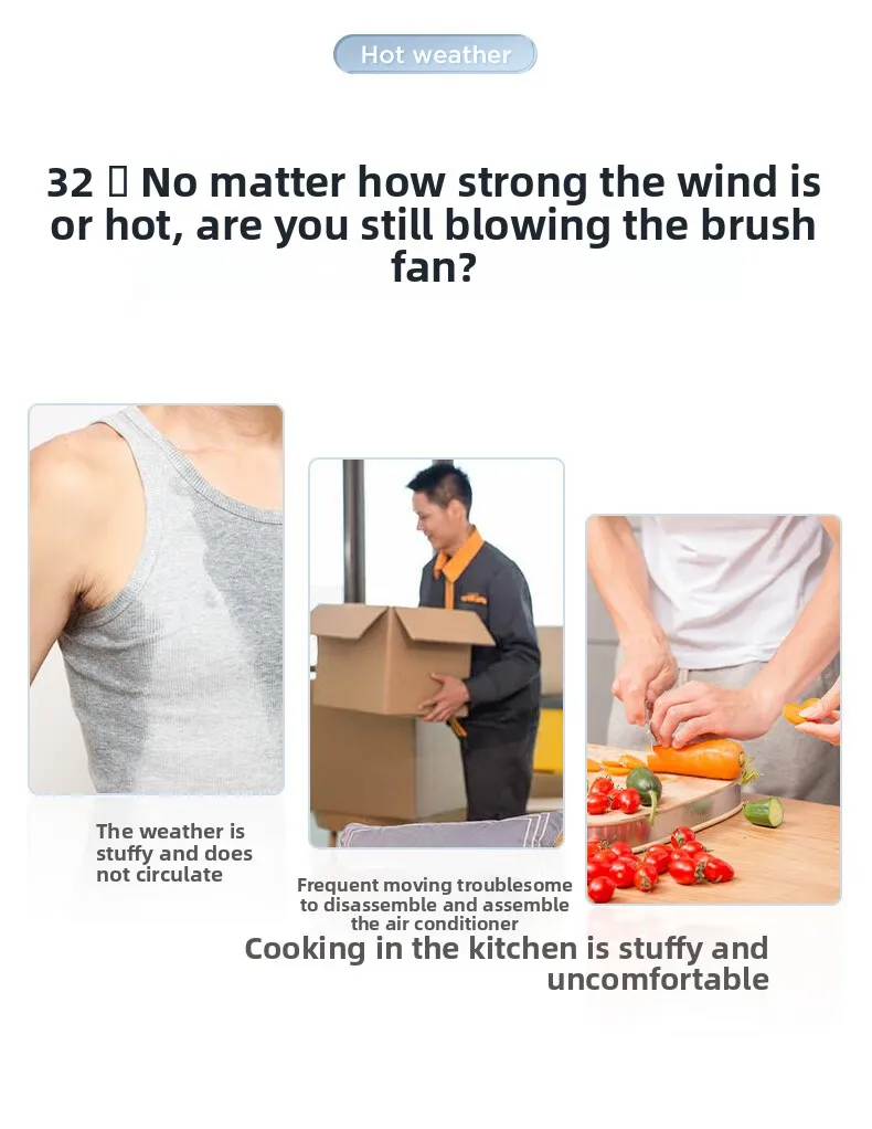 Mobile Heating And Cooling Air Conditioner Household All-in-one Machine Portable Installation-free No External Machine Source St