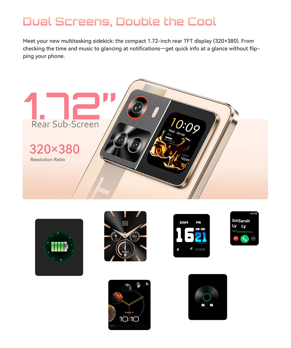 [Shipping From Poland] Cubot X100 Android 15 5G Smartphone 6.88" 16GB(8+8) RAM 256GB ROM 64MP 5100mAh 33W NFC Mobile Phone
