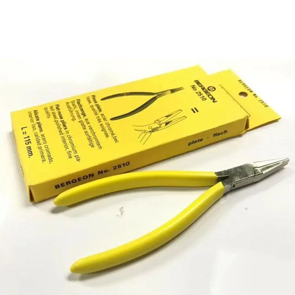 

Bergeon 2510 Smooth Box Jointed Flat Nose Pliers Jewellers 115mm