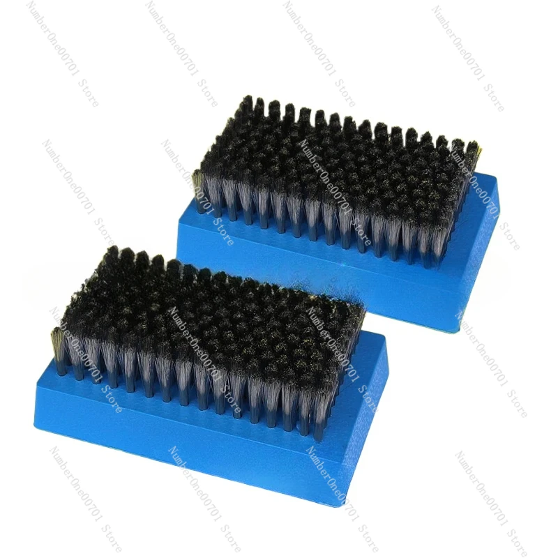 Brush Plastic Handle Steel Wire Brush Wallpaper Printing Anilox Roll Cleaning 0.076 Wire Diameter Corrosion and Resistance