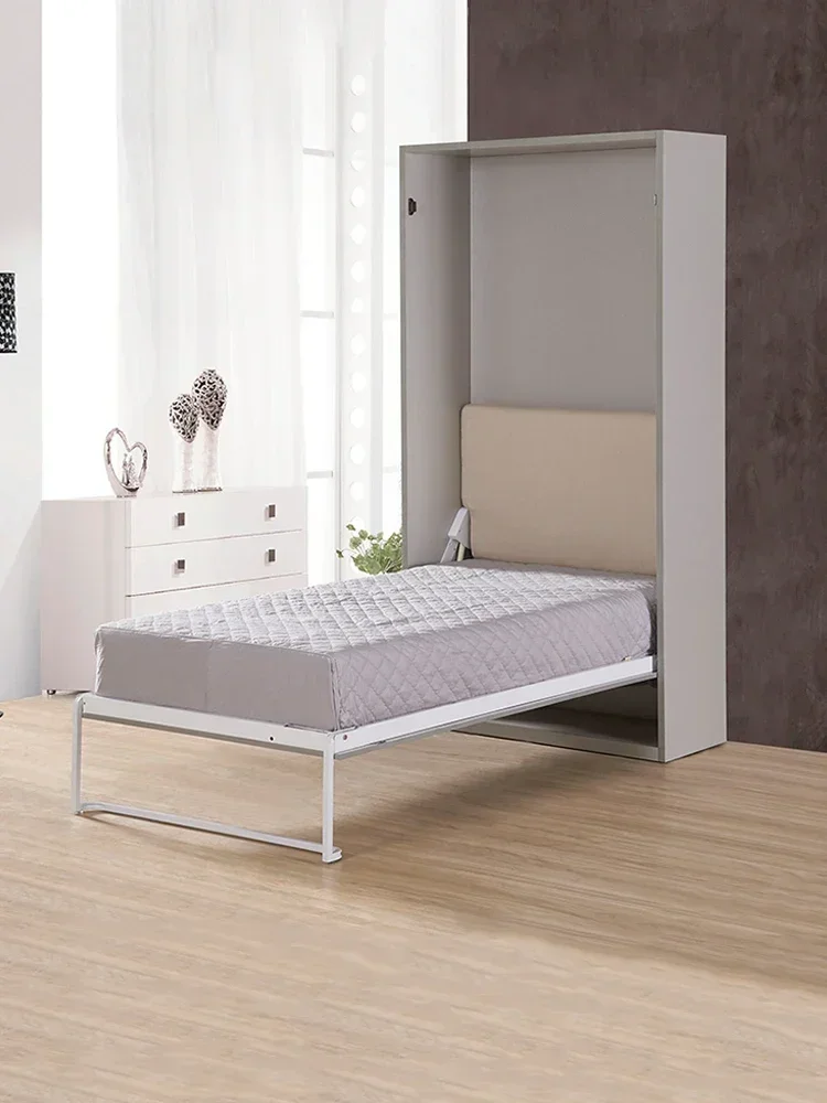 Multifunctional invisible bed hardware accessories automatic foot forward rollover flap wall cabinet bed frame space saving Murp