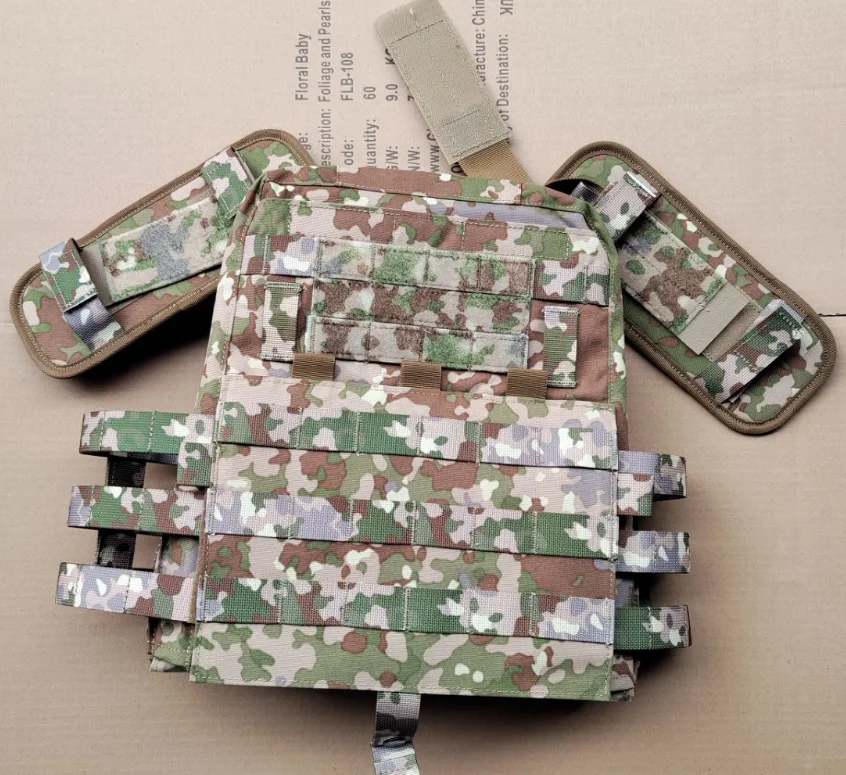 German Flecktarn Camouflage Tactical Vest AVS Wargame