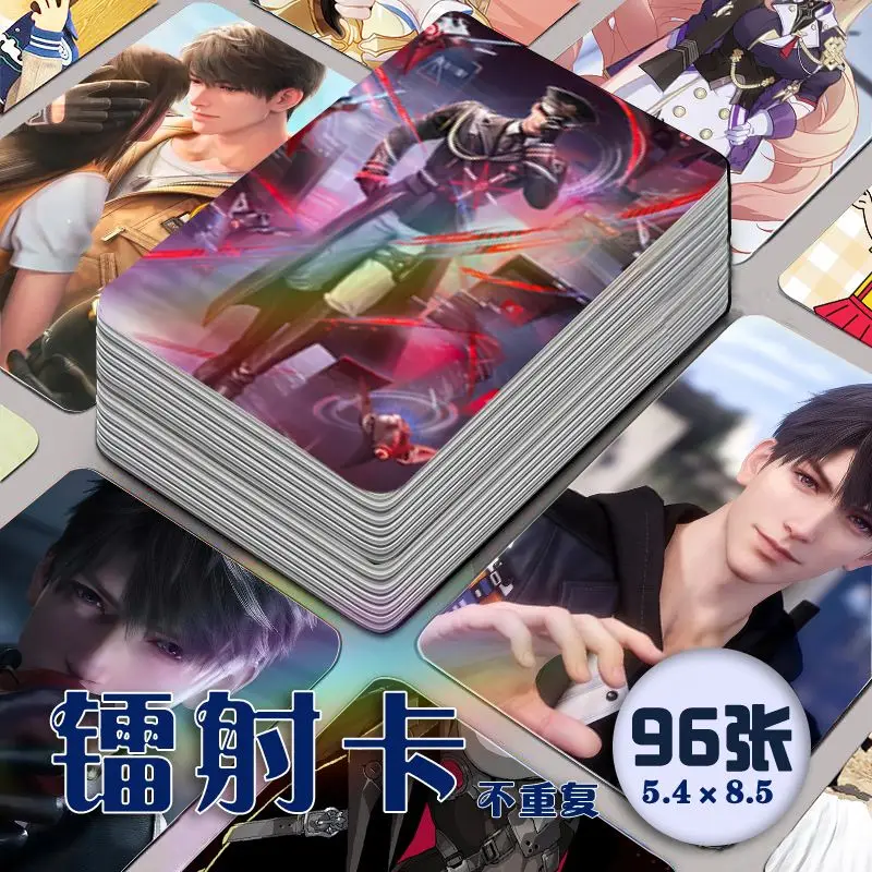 

96 Pc/set Love and Space Xia Yizhou Manga Laser Lomo Card Album Comic Characters Photo card Fans Collection Cards