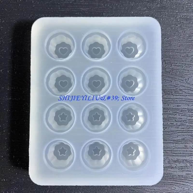 E21F Resin Mold Hollow Epoxy Shaker Fillings Silicone Mold for Quicksand Mold