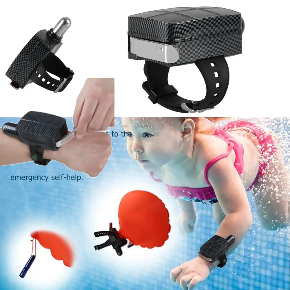 

Portable Anti Drowning Lifesaving Bracelet Floating Swimming Safety Self Rescue Wristbands for Swimming Accessory