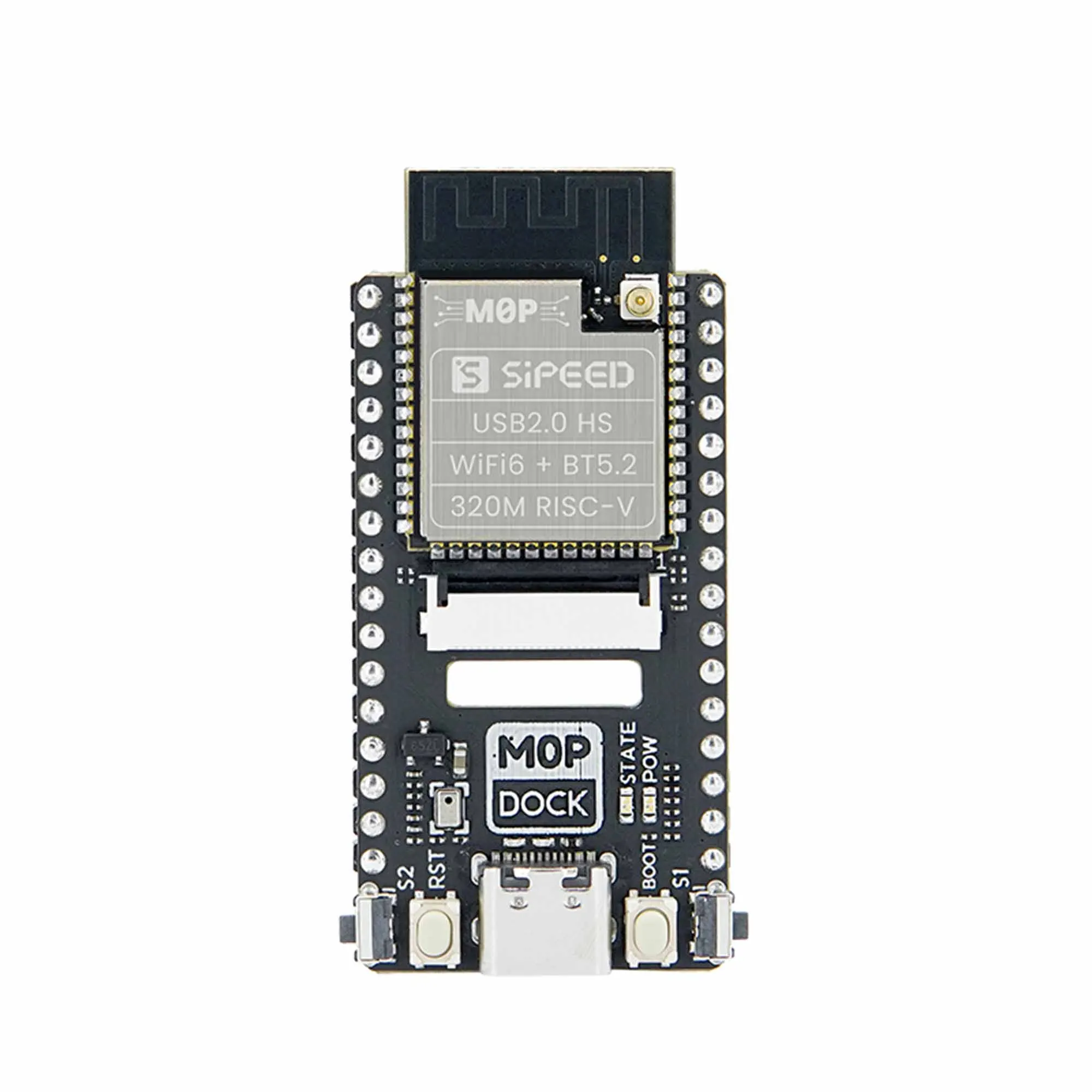 Sipeed M0P Dock BL618 TinyML RISC-V WIFI6 BT5.2 BLE modul papan pengembangan