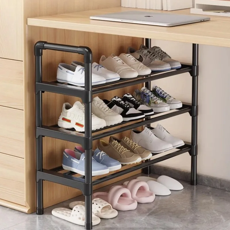Multiple Layers Metal Shoe Rack, Large Capacity Shoe Organizer for Entryway, Closet, Garage, Shoe Shelf for Living Room image 5
