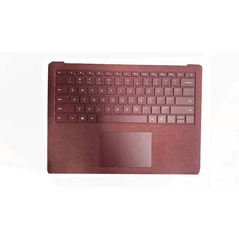 Palmrest Upper Case Assembly With US Layout Keyboard Touchpad For Surface laptop1/2 1769 Wine Red Color