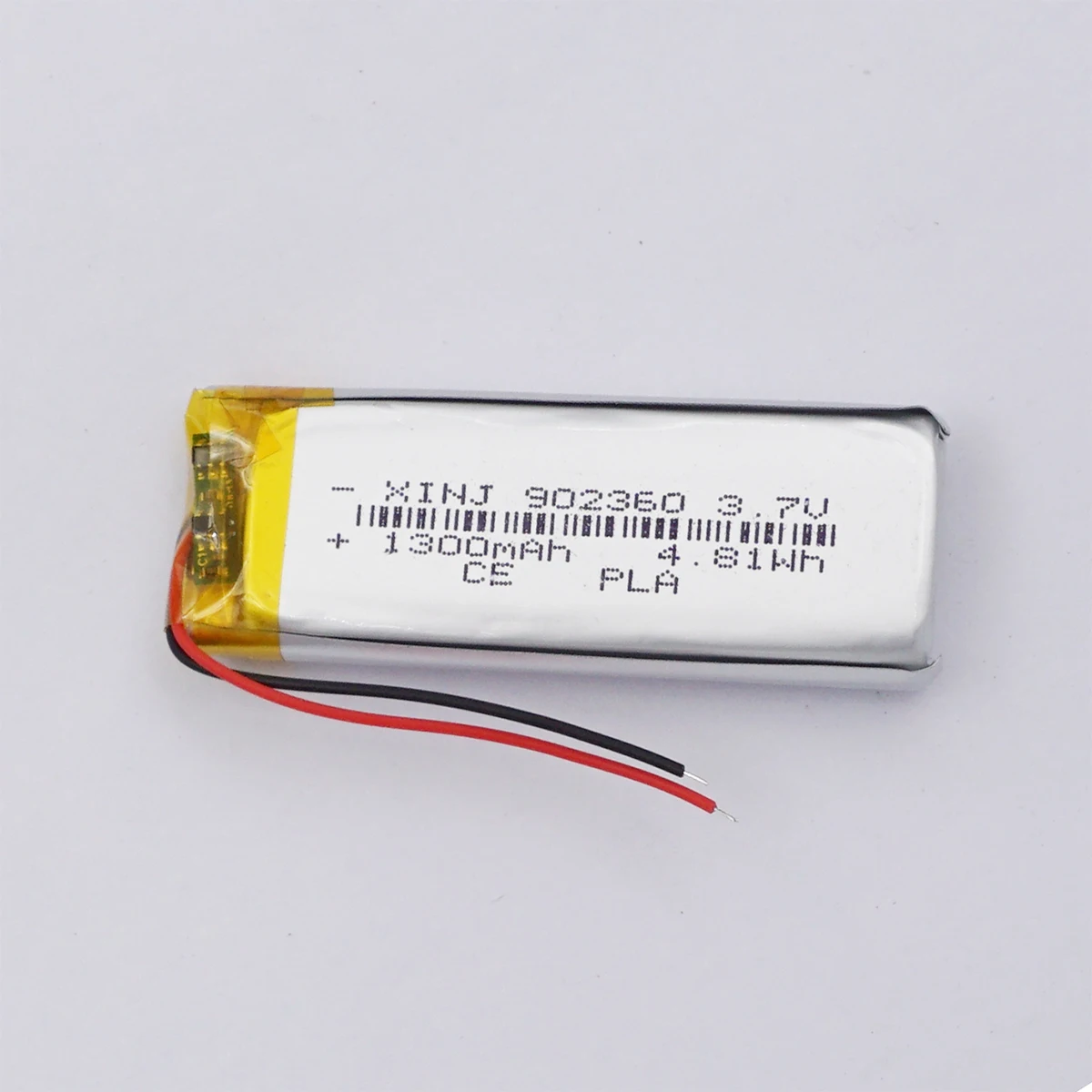 

3.7V 1300mAh 4.81Wh 902360 Polymer Rechargeable Li Lipo Battery For GPS Driving Recorder Measuring Instrument Tablet PC