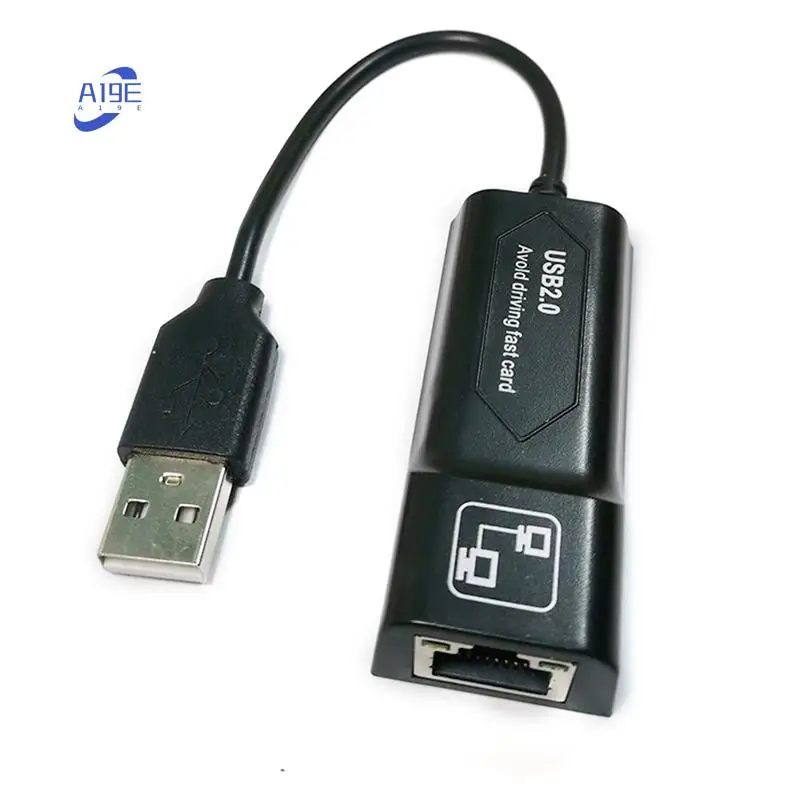 

A19E-USB 2,0 к RJ45 10/100 Мбит/с USB Ethernet-адаптер Сетевая карта LAN USB Сетевой адаптер Lan RJ45 Карта для ПК Ноутбук