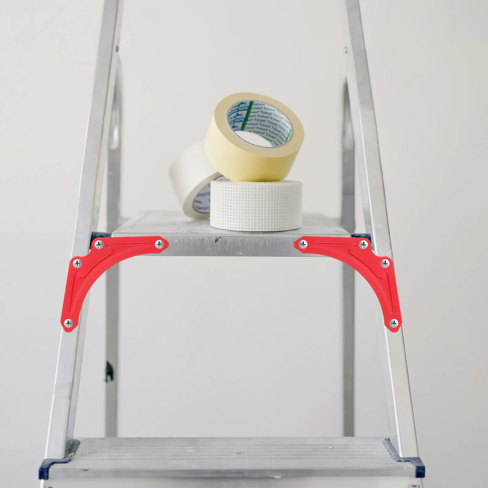 

10Pcs Triangle Step Ladder Fittings Iron Fixed Brackets Reinforcement Corner Parts Replacement for Sturdy Ladder Shelves