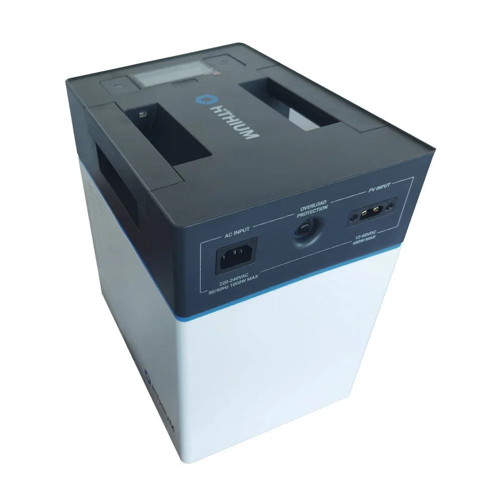 New Lifepo4 Portable Power Station Hithium 2kwh 1000W Powerstation Backup Lithium Battery With AC DC Type C Solar Generator