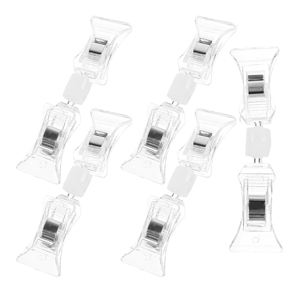 

5 Pcs Label Holder Multi-function Sign Holders Rotatable Price Tag Clips Labels Plastic Display Merchandise