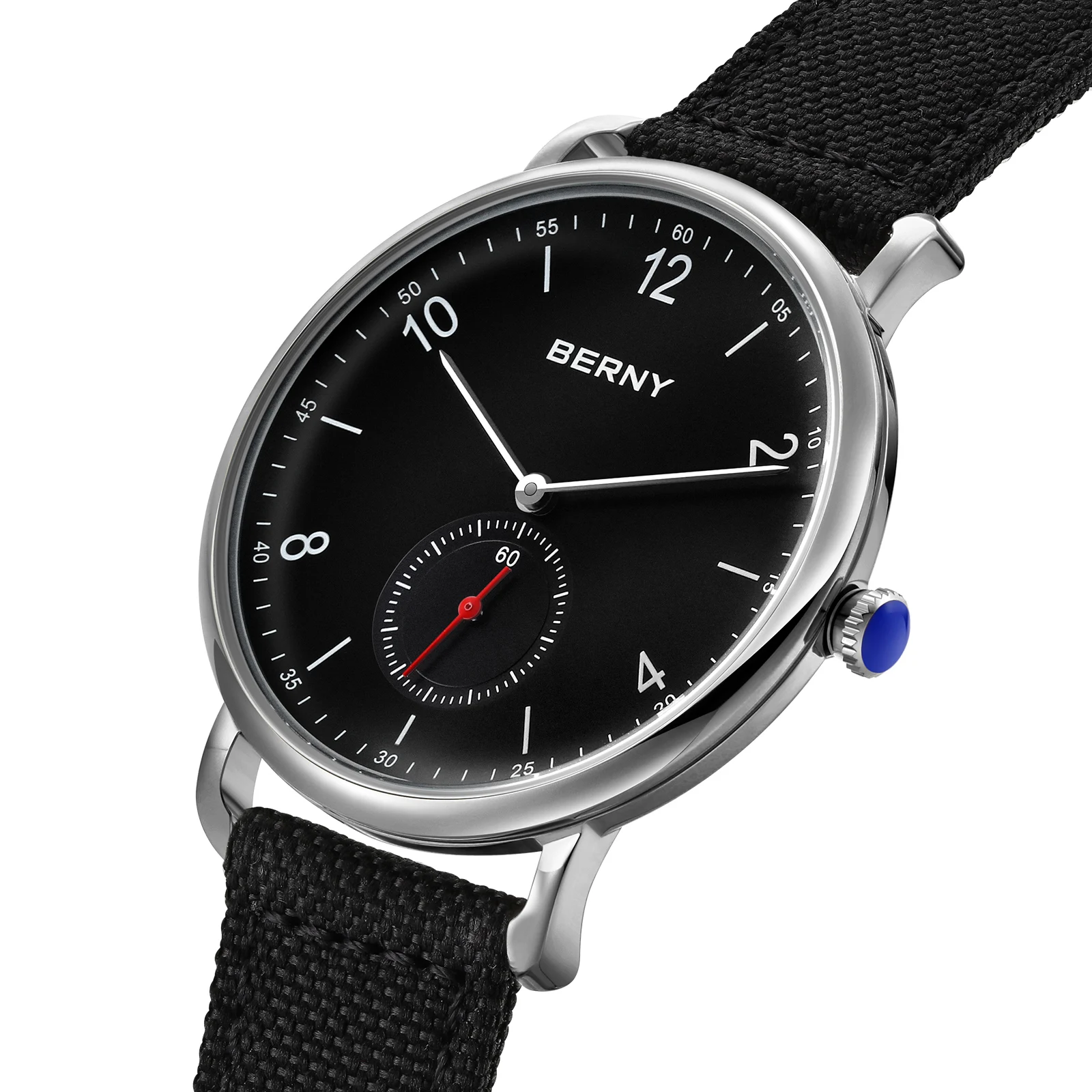 

BERNY Quartz Men's Watch Business Wristwatches Simple and Versatile Ultra Thin Clock Top Brand Luxury Fashion Daily Men's Watch