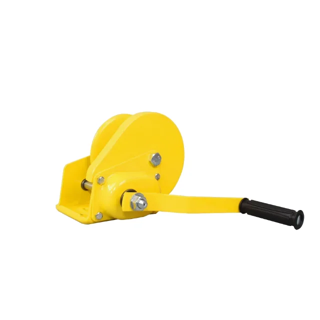 1 Ton Self-Manual Tripod Winch 1200lbs Capacity Hand Cranked Winch For Cranes Steel Wire Rope