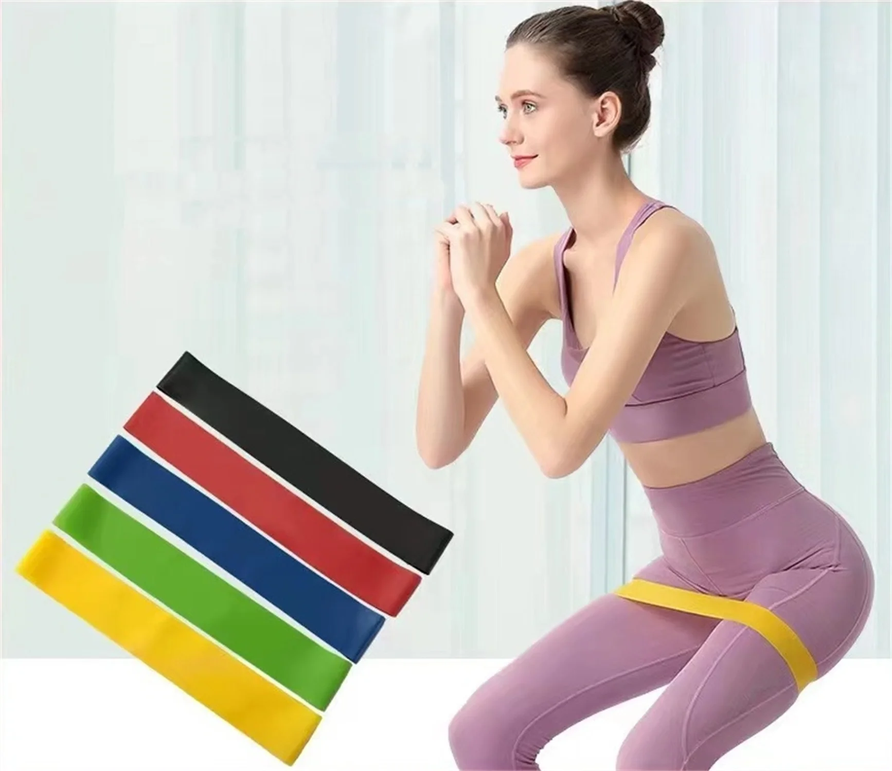 75245 Yoga power with fitness stretch squat buttocks auxiliary exercise training