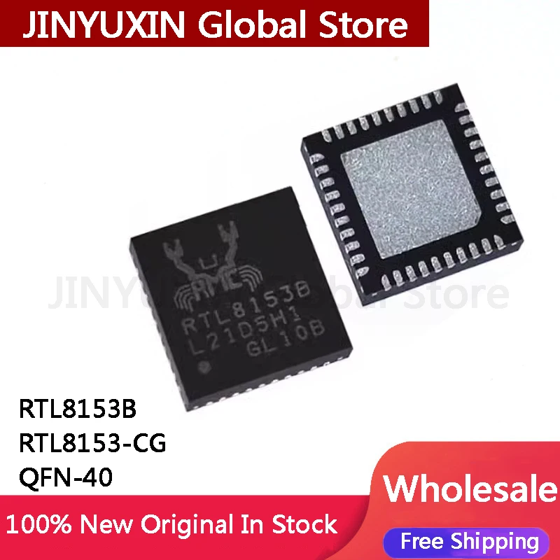 MXY 1Pc RTL8153 RTL8153B -VB-CG RTL8153B RTL8153-CG QFN-40 IC Chip Stock Wholesale