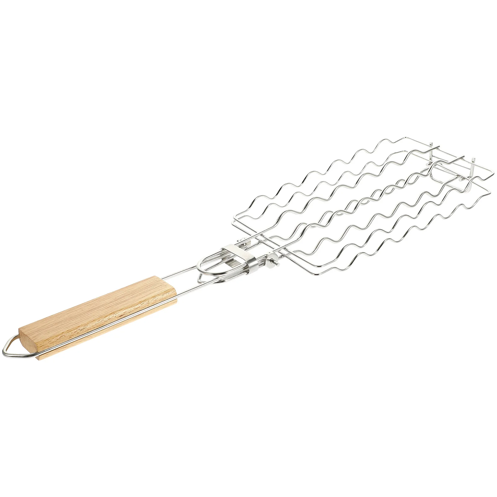 

Stainless Steel Barbecue Net Clip Style Grill Mesh Rack For Sausage Beef Fish Vegetable Outdoor Picnic Bbq Tool Accessory