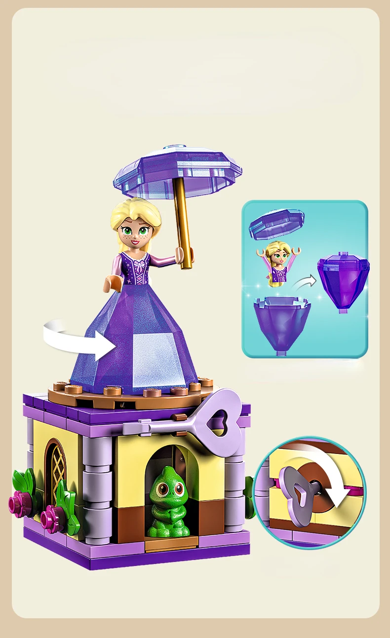 レゴディズニープリンセスビルディングおもちゃ、43214、ミニドール