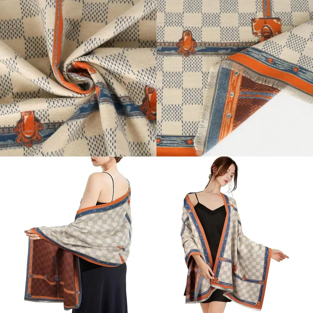 

Роскошная женская шаль из пашмины: шелковистая накидка, вечернее платье, накидка-пончо с открытой передней частью