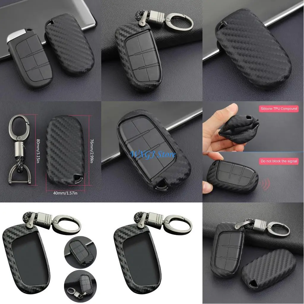 

Мягкий силикон 37JE для автомобилей, чехол для ключа, пульт дистанционного управления для держателя брелока в виде ракушки