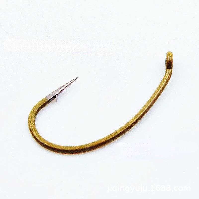 

Fishing Hook for Carp Green Disguised 500pcs Eyed Circle Fishhook Fish Pesca Overturned Hooks accessories 낚싯바늘 Curved Back Tools