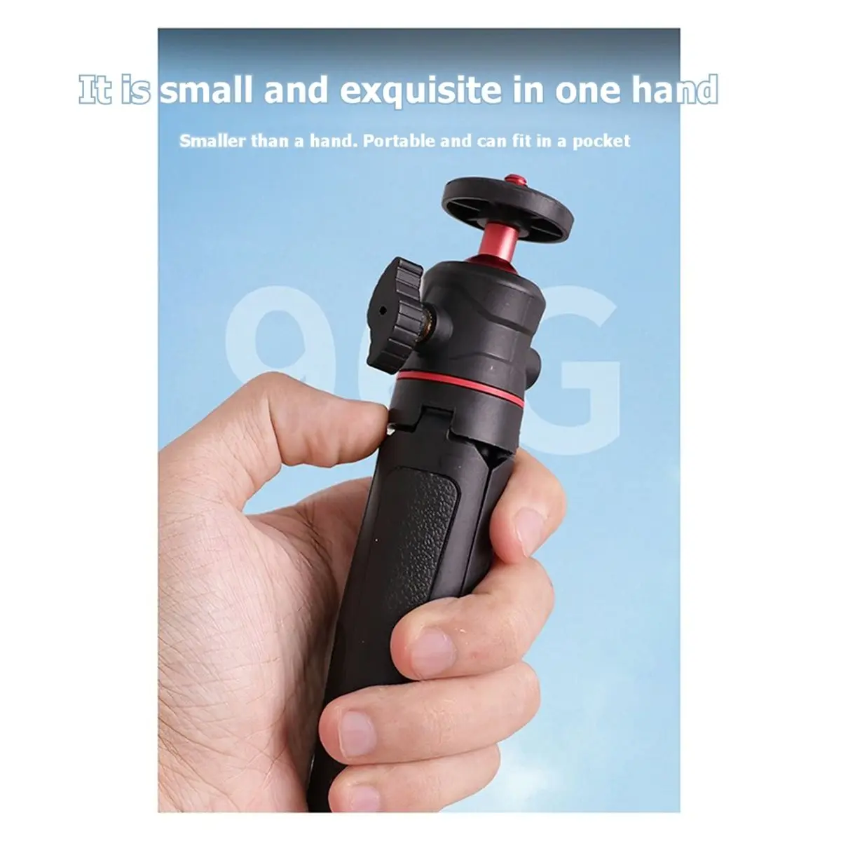 forfor Extendable Tripod, Portable Desktop Stand for Phone/Camera/GoPro Photography Adjustable Stable Holder 1/4