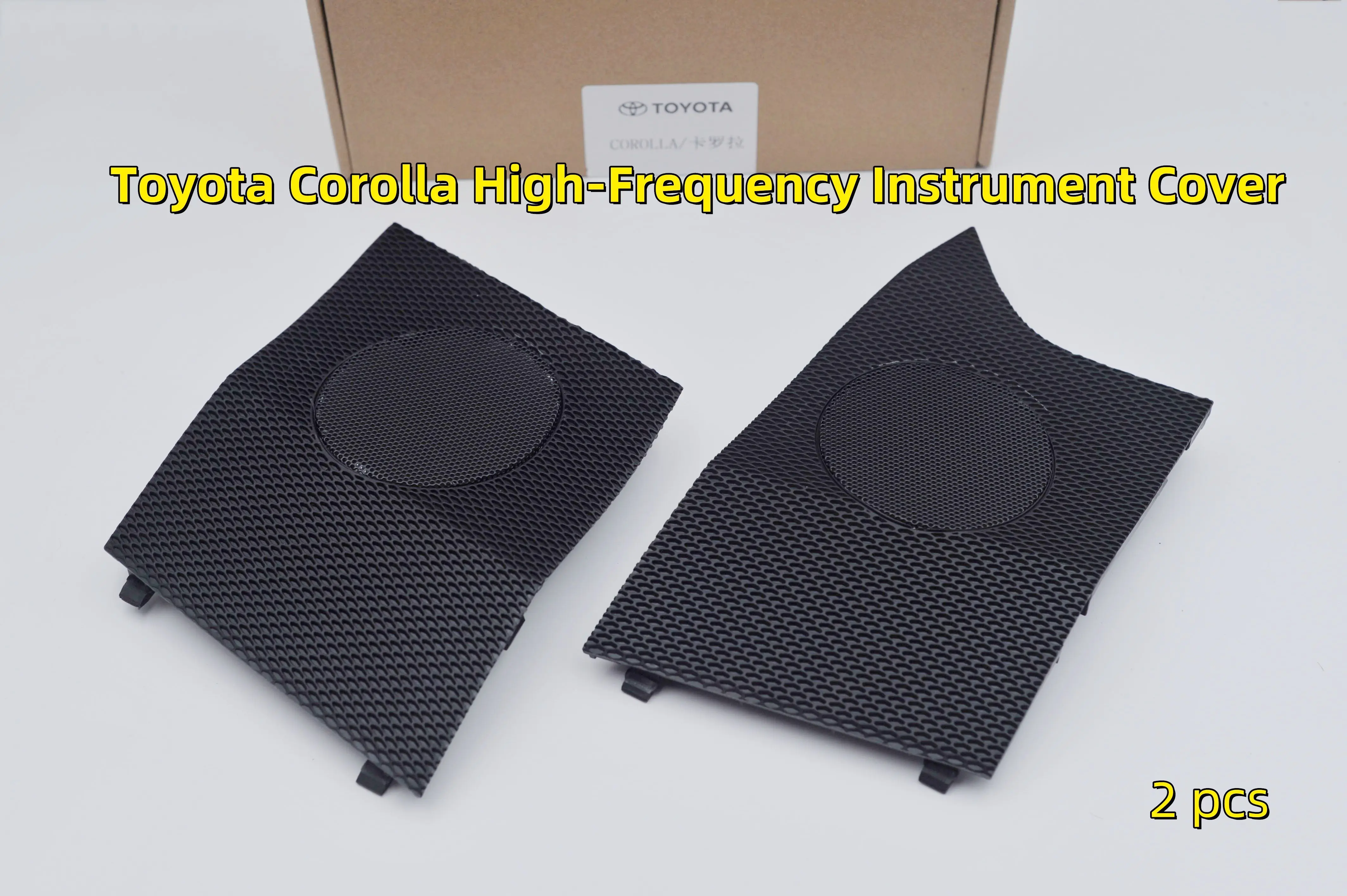 For Toyota Corolla 2021 2022 2023 Car Interior Front Dashboard High-pitched Speaker Tweeter Audio Cover Cap Trim Panel Modified