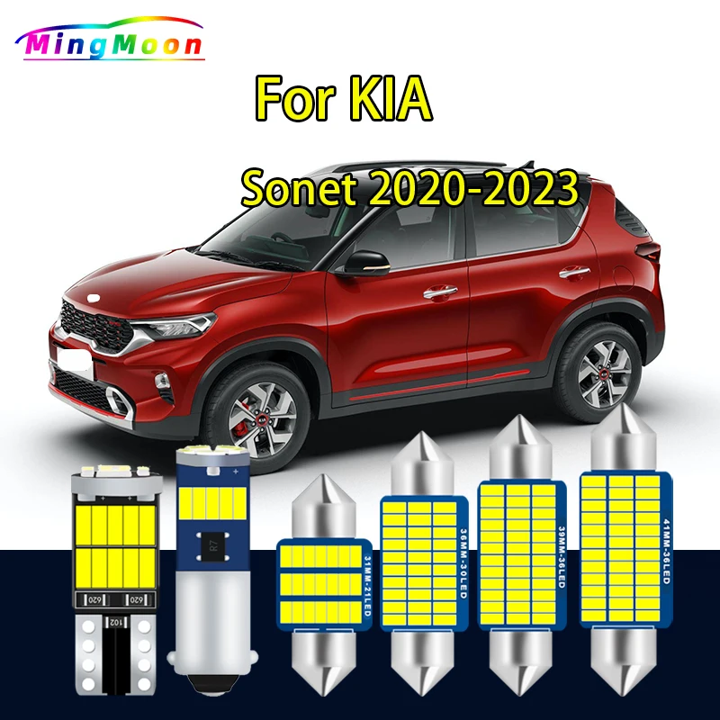 

8 шт., автомобильные аксессуары для салона KIA Sonet 2020 2021 2022