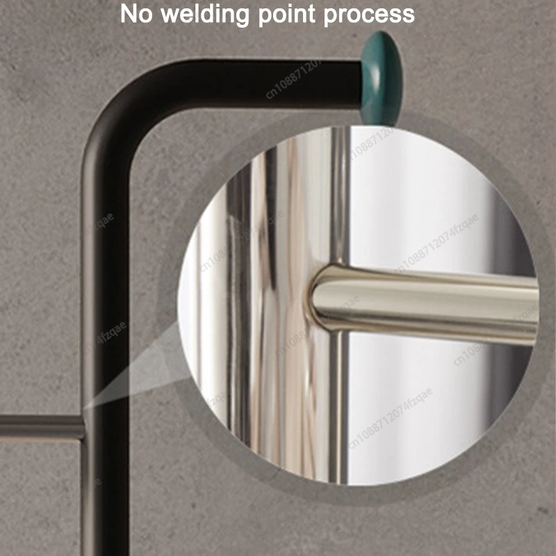 Appendiabiti moderno in acciaio inossidabile di lusso in stile Ins Appendiabiti autoportante salvaspazio per soggiorno camera da letto