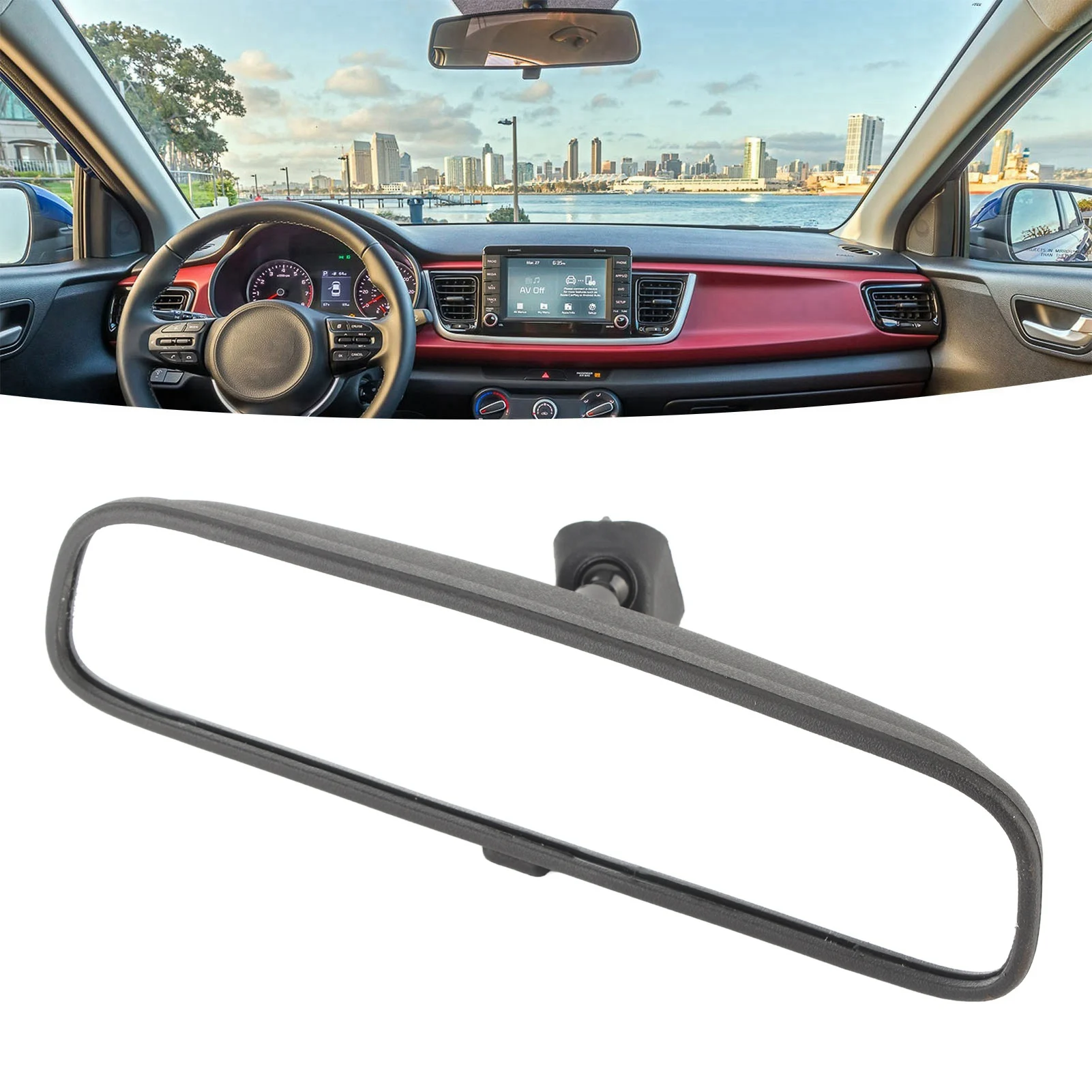 Inside Rear View Mirror 85101 3X100 Inner Rear View Mirror Replacement for Accent Tucson Elantra i10 i20 i30 Ioniq Kia