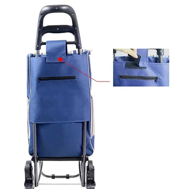 Universal Waterproof Shopping Cart Bag for Pull Folding Trolley Cart Travel Purchase Storage Bags for Pull Trolley
